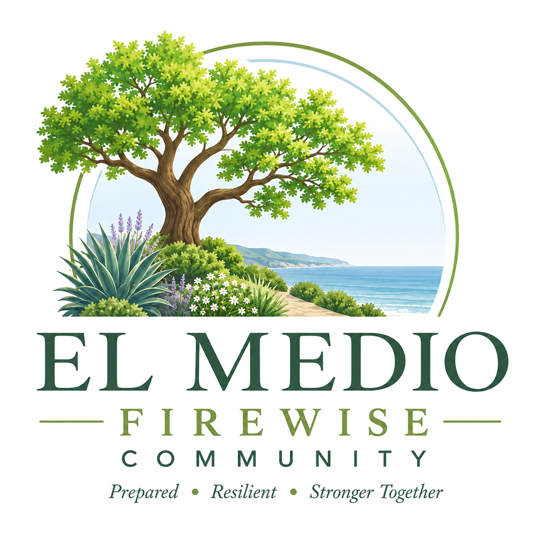 El Medio Firewise Community logo
